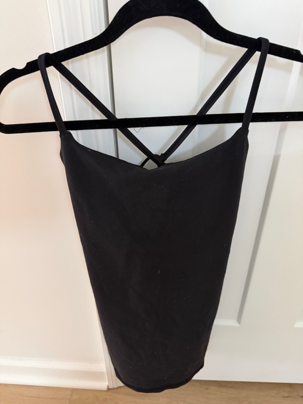 Black Strappy Cami Dress
